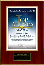 Michael M. Blue - Top Oklahoma Attorney (2011)